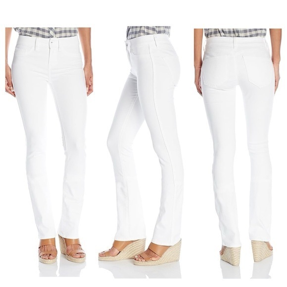 NWT Yummie White Mid Rise Slimming Slim Boot Jeans 30 - Picture 1 of 11